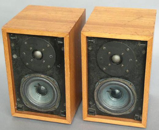 Tangent SPL1 speakers with grill off